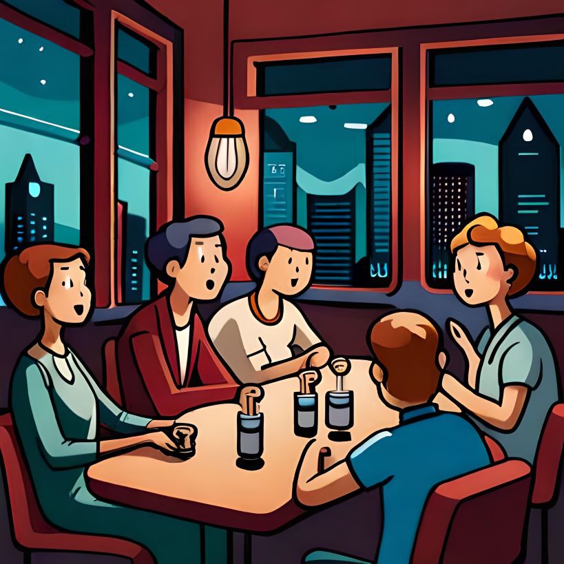 The Dinner Test: Stories you tell in public shouldn't be too different from those you'd tell friends or family at a dinner table 