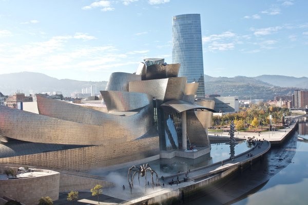 Photo of the Guggenheim Bilbao in Spain